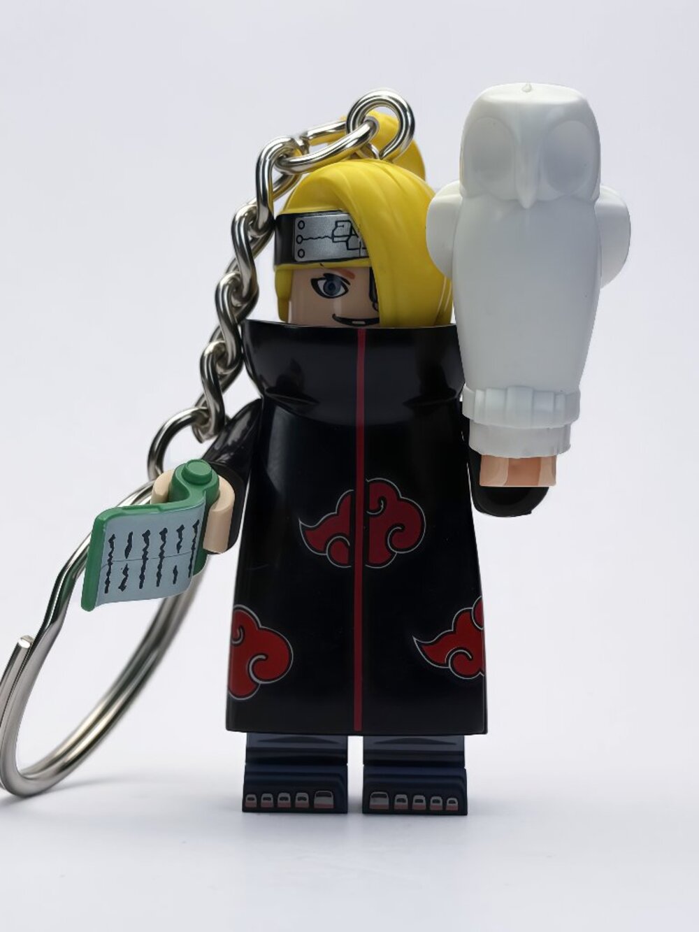 Naruto Akatsuki Deidara Custom Minifigure Keychain